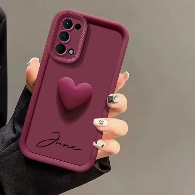 Individuelles Samsung Handycase Txie mit 3D Liebesherz Design in Schwarz für verschiedene Android Modelle - Bild 3