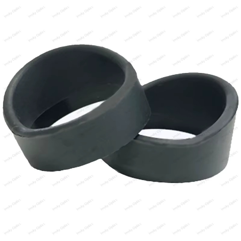 VBNM Set aus 2 weichen Gummi-Augenmuscheln in Schwarz für Ferngläser, Mikroskope und Teleskope, Durchmesser: 28–36 mm - Bild 2