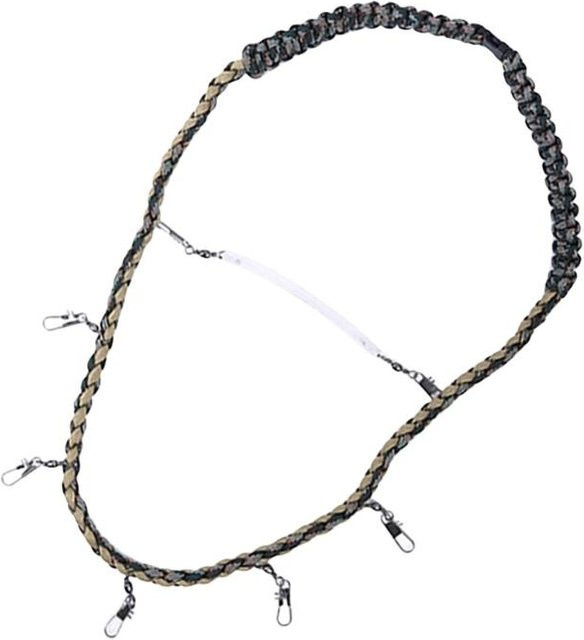 dongyah Lanyard Halskette, Nylon geflochten, gray, Unisex - Bild 1