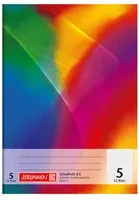 BRUNNEN Schulheft DIN A5 kariert Lineatur 5 multicolor - Bild 1