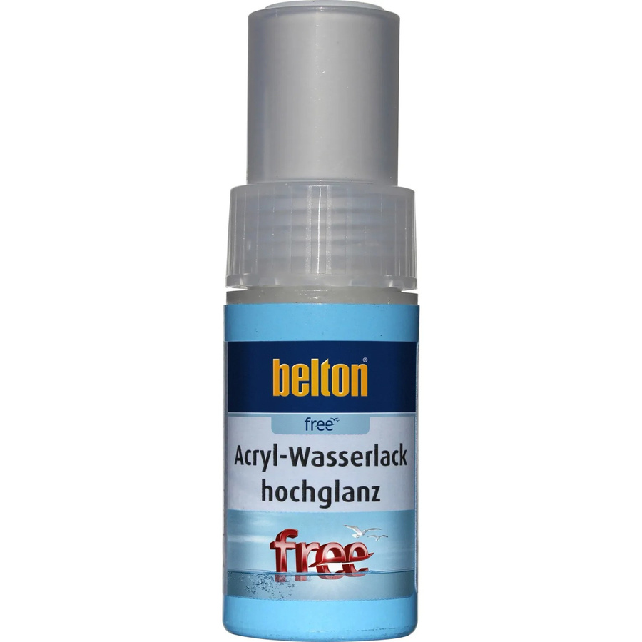 Belton Free AQUAcolours Lackstift RAL 7035 Lichtgrau hochglänzend 9 ml - Bild 2