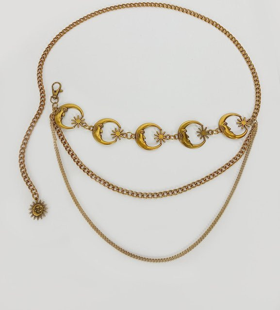 Taillenkette Ruidi bb, Quaste, beige, 105 cm, Damen - Bild 1