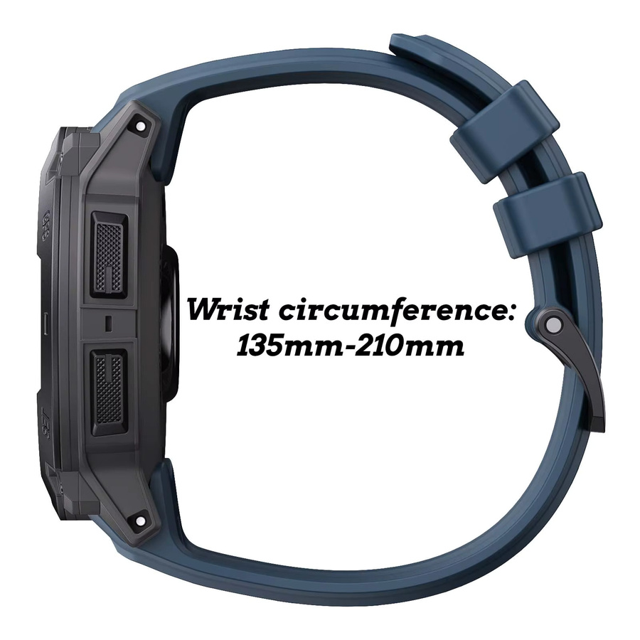 Runcool Uhrenarmband Silikon, 45 mm - Bild 4