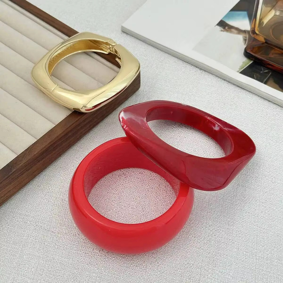 Salircon Armbänder, Rot, Punk, Damen - Bild 5