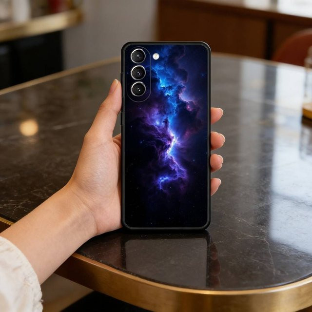 S-Space Art TPU Schutzhülle für Samsung Galaxy S21 S22 S23 S24 S25 FE Ultra Plus S10 S9 in Multicolour - Bild 1