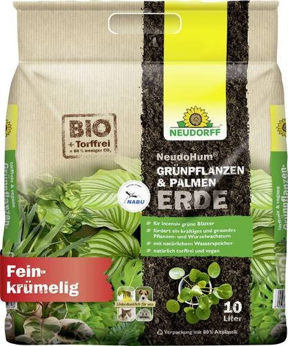 Neudorff NeudoHum Grünpflanzen- & PalmenErde, 10 l - Bild 1