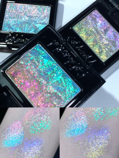 Coldnwild Monochrome Gradual Eye Shadow, Blue Purple, Glitter - Bild 1