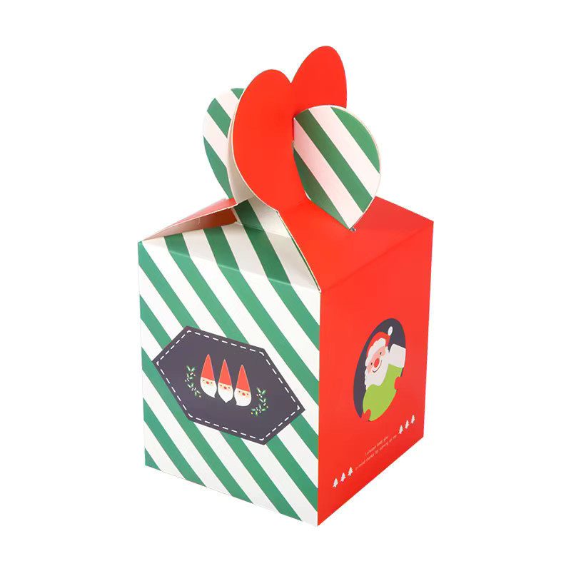 WEIGAO Weihnachtliche Geschenkboxen aus Papier für Süßigkeiten und Cookies zur Weihnachts- und Neujahrsdekoration - Bild 2