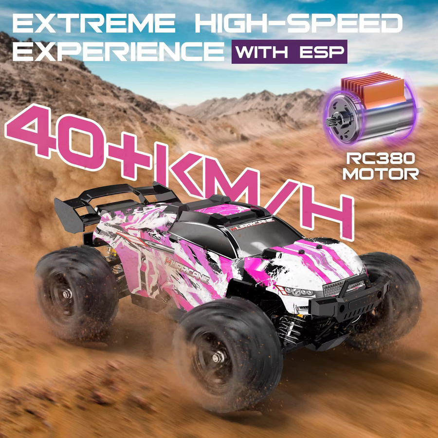 Womaqu RC Auto, Rosa, Maßstab 1:18, ferngesteuert, ab 8 Jahren - Bild 4