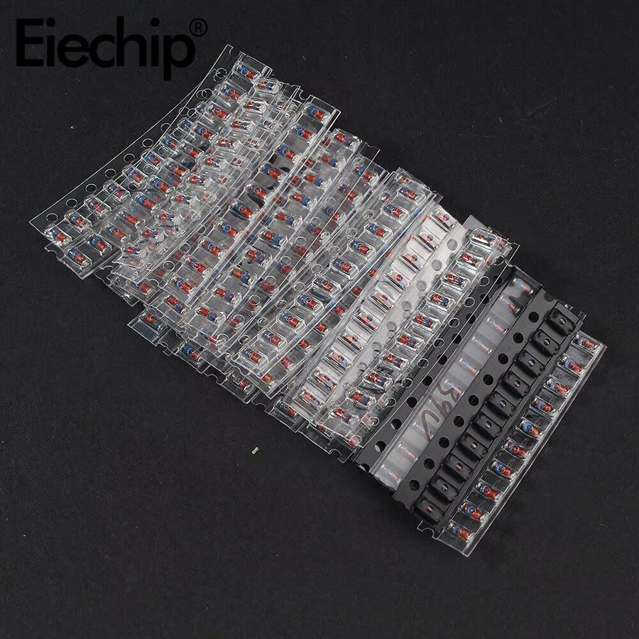 300er Set LL34 Zener Dioden Kit 0,5W in Multicolour mit Spannungen von 2V bis 39V für DIY Elektronik - Bild 2