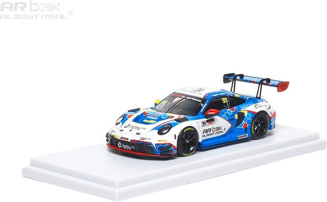 TSM Model AR BOX 1:64 992 GT3 Sepang / R B-Quik Metallic Yellow Livery, Druckguss-Modellauto, 1:64 - Bild 1