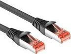 ACT Black CAT6A U/FTP Patchkabel mit RJ45-Steckern, 7 m Länge, Ethernet/LAN Kabel, Schwarz - Bild 1