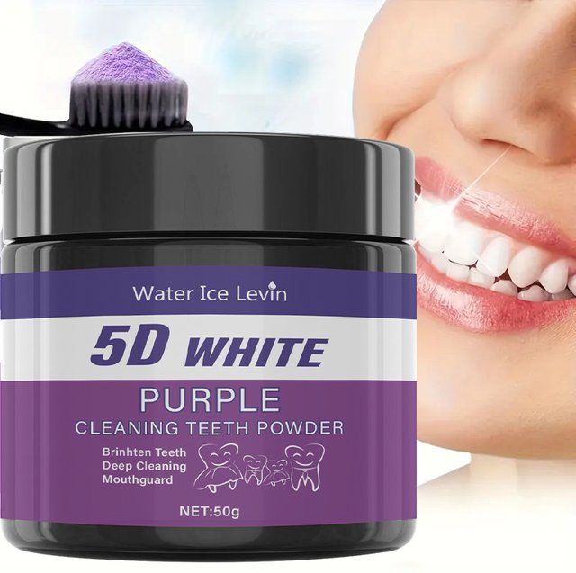 Water Ice Levin Zahnpulver Purple Brightening - Bild 1