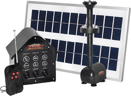 MAUK Solar-Teichpumpen-Komplett-Set mit LED und Fernbedienung - Bild 2