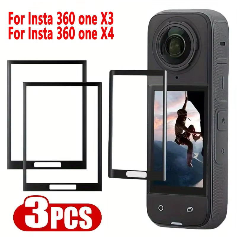 3er-Set transparente PMMA-Schutzfolien für Insta360 X3, X4 und X5 als flexible Anti-Kratz-Abdeckung - Bild 6
