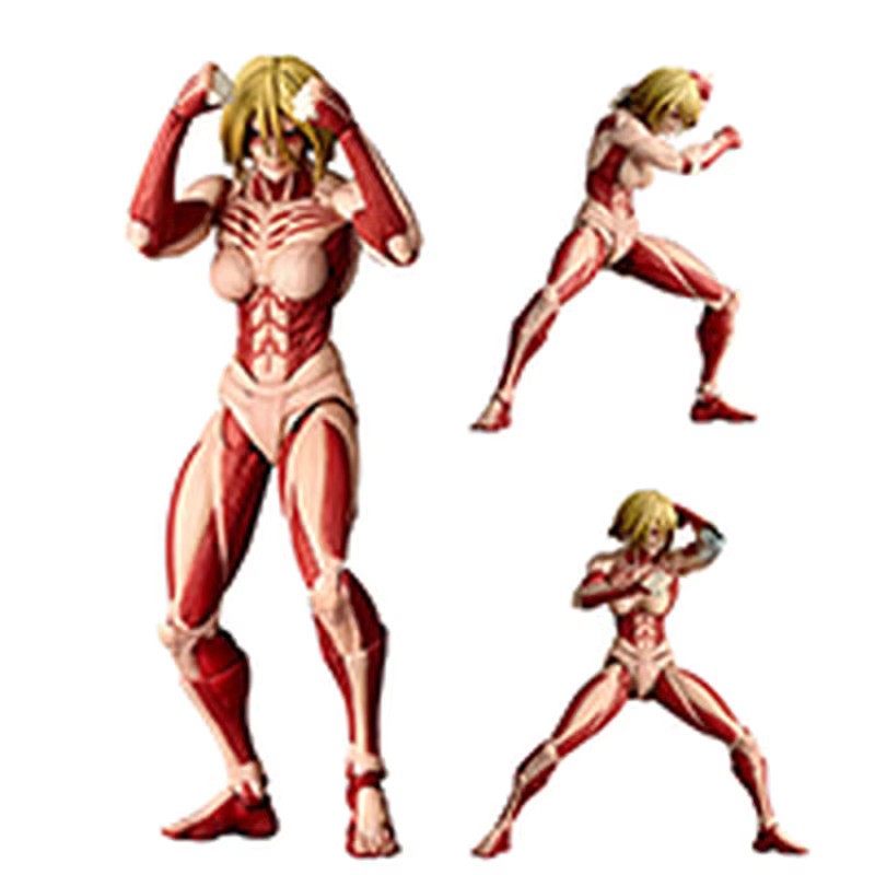Bandai Attack On Titan Amazing Yamaguchi Revoltech Nr068 Annie Leonhart Figur, Einzelfigur, Kunststoff - Bild 3
