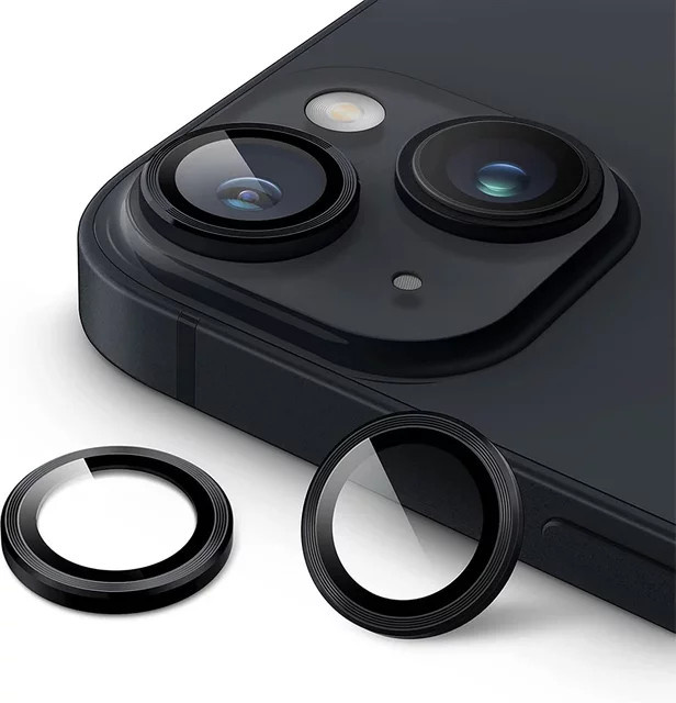 3D Kamera Objektiv Schutz Glas für iPhone 14 Pro Max 13 Pro 12 Pro und weitere Modelle, Schwarz, 2-3 Stück - Bild 1