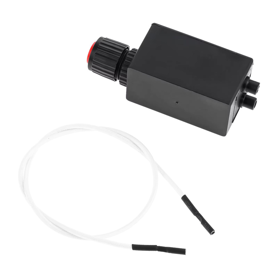 Uniflame Elektronischer Push Button Pluse Zünder in Schwarz mit 50 cm Kabel für Terrassenheizungen, Gasfeuerstellen und Gasbrenner, Betrieb mit AA-Batterie - Bild 2