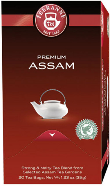Teekanne Premium Assam, Schwarztee, Teebeutel, 20 Stück - Bild 1
