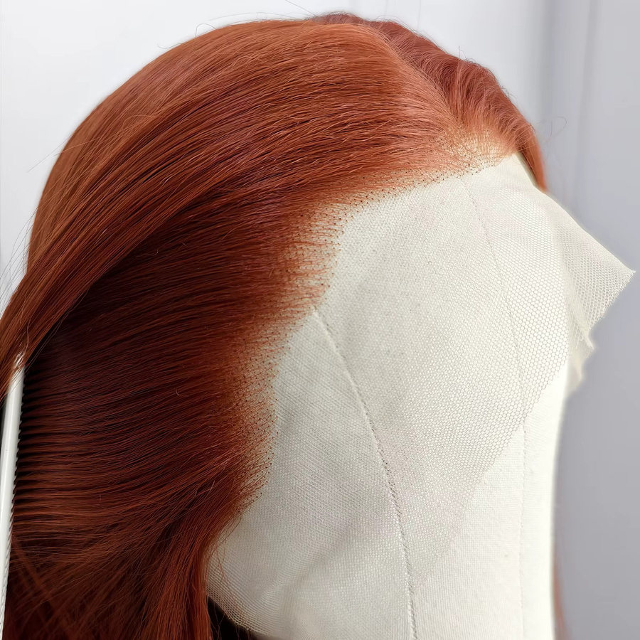 UStyleHair Lace-Front-Perücke, kupferrot, synthetisch, Damen - Bild 3