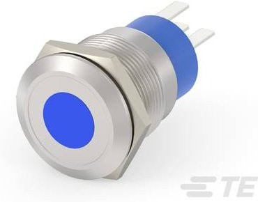 TE Connectivity Druckschalter Tray in Blau und Silber (1-2213765-7) - Bild 1