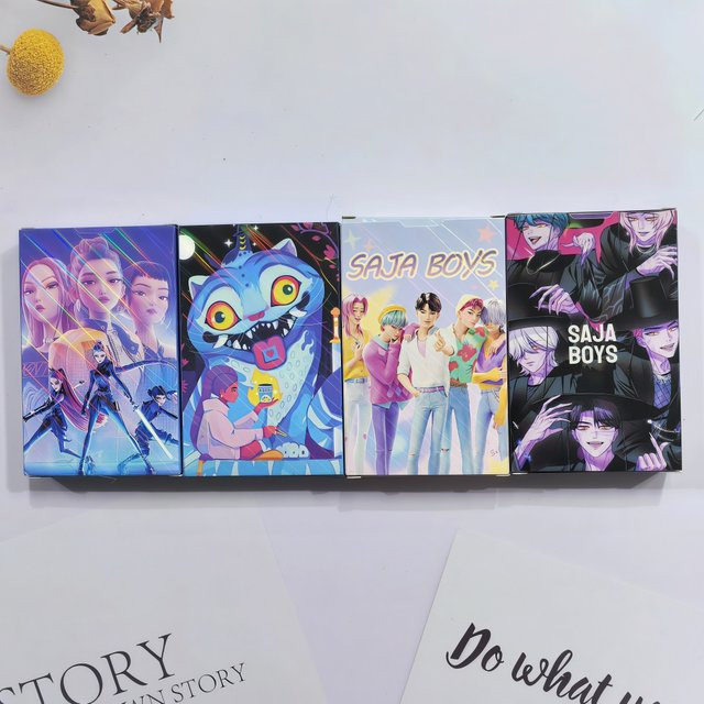 Bandai LOMO-Kleinkarten, Girl-Group-Cartoon-Serie, Pappe / Karton, Bunt / Mehrfarbig, Unisex - Bild 1