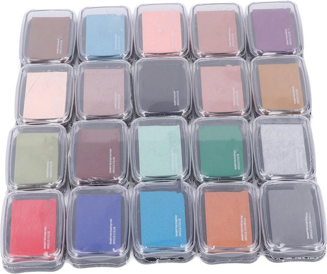 GoolRC Stempelkissen im Retro-Stil mit 20 Farben in Grau für DIY Finger-Basteln - Bild 1