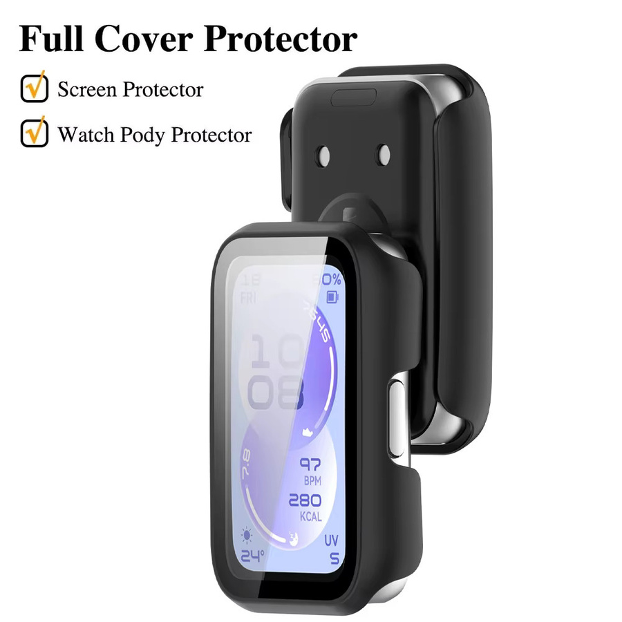 PC-Glasabdeckung für Huawei Band 11, Silber - Bild 2