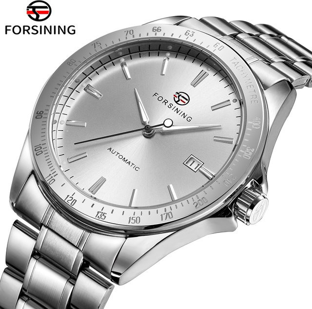 FORSINING Armbanduhr Automatik, Edelstahl, Herren, Datum - Bild 1