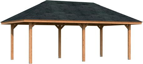 PALMAKO Pavillon Bianca in Braun, B/H/T: 588 x 319 x 300 cm - Bild 1