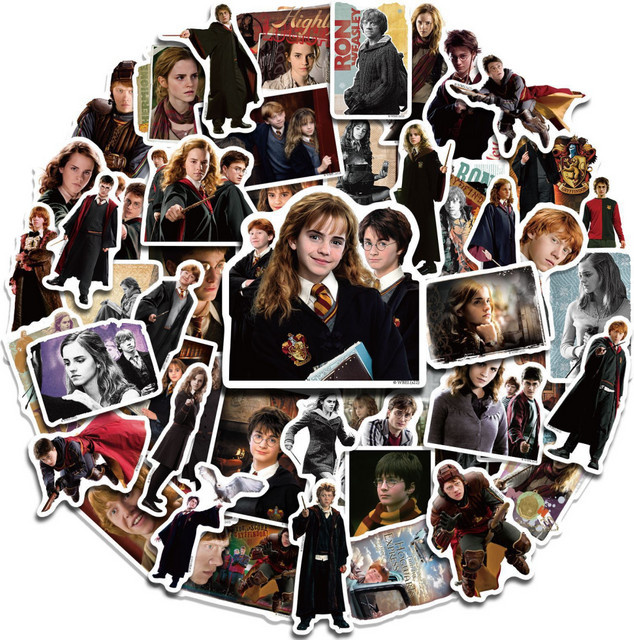 OTRAINBOW Harry Potter Aufkleber-Set, 50 Stück - Bild 1