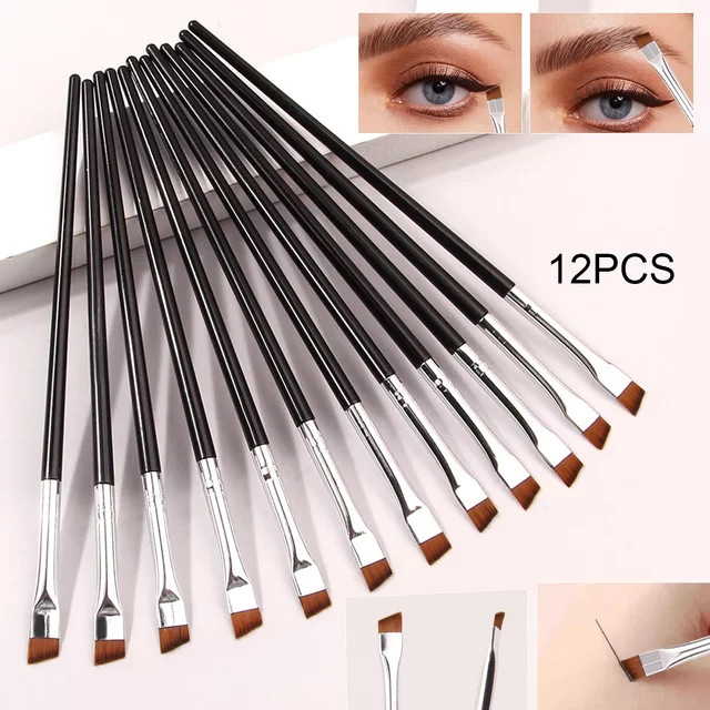 RUZOFO Eyeliner-Pinsel, 12 Stück, Unisex - Bild 1