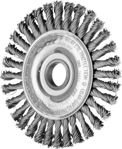 PFERD TOOLS Pipeline Rundbürste RBG gezopft für Winkelschleifer, Stahl, Durchmesser: 100 mm, Breite: 6 mm, Aufnahme: 22,2 mm - Bild 1