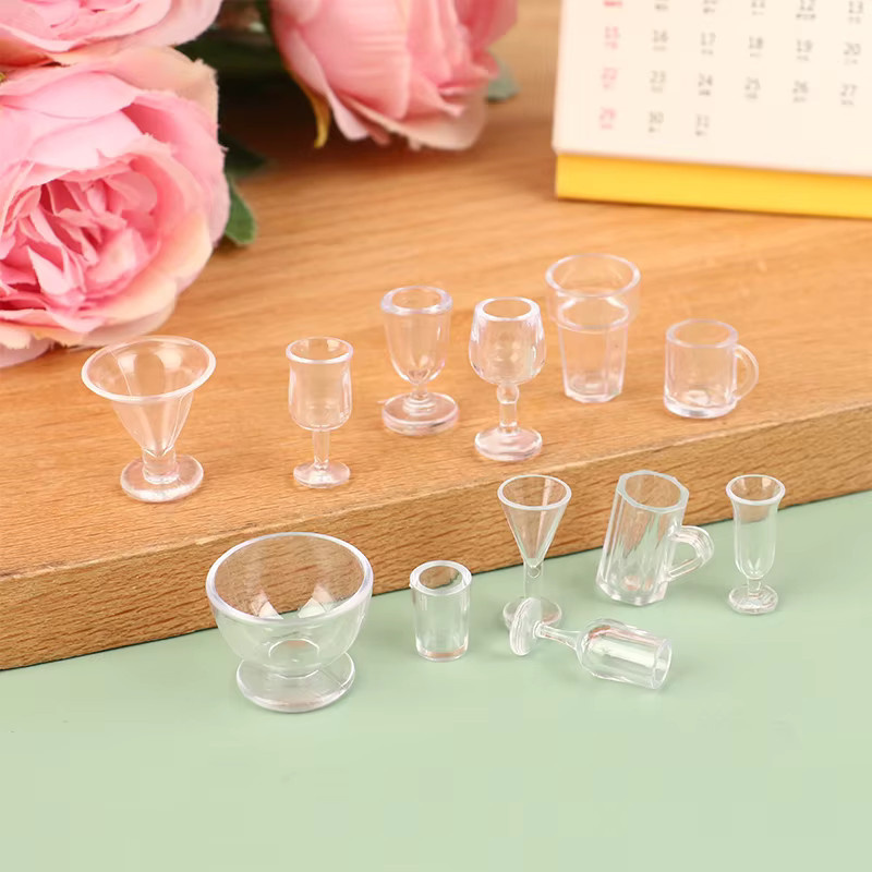 Mini Rotwein Tasse, Puppenhaus Zubehör, 10-teiliges Set - Bild 2