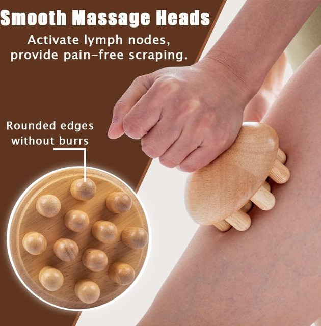 BOTQTOW Pilzmassagegerät aus Holz, Unisex, Körperpflege - Bild 1