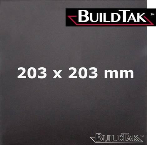 BuildTak Druckbettfolie Nylon+ in Schwarz, B/T: 203 x 203 mm - Bild 1