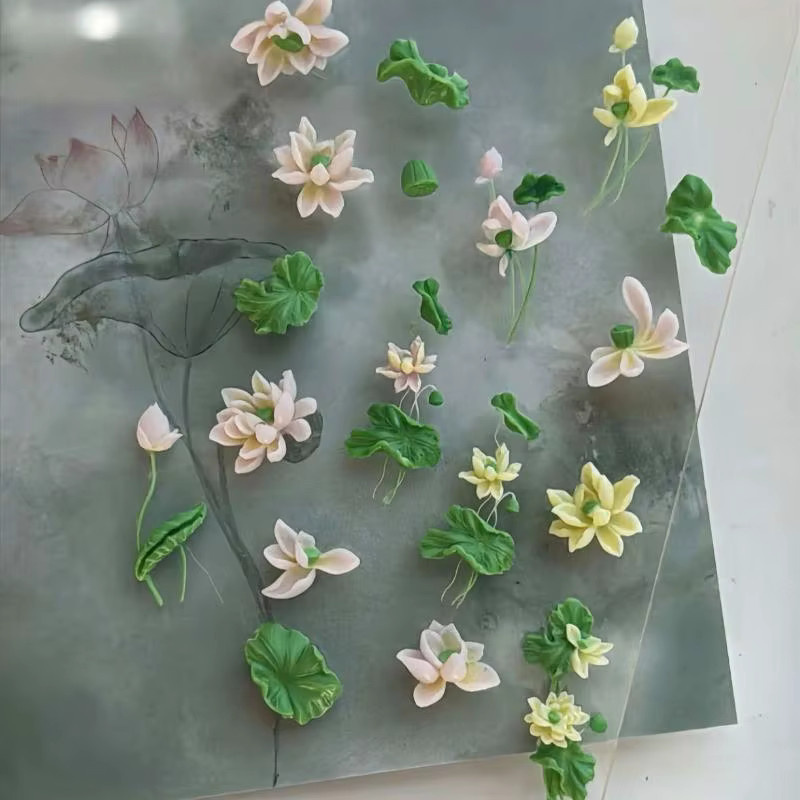 KuZHEN Nagelform Blumen Serie, transparente Nagelvorlagen, DIY Dekor - Bild 2