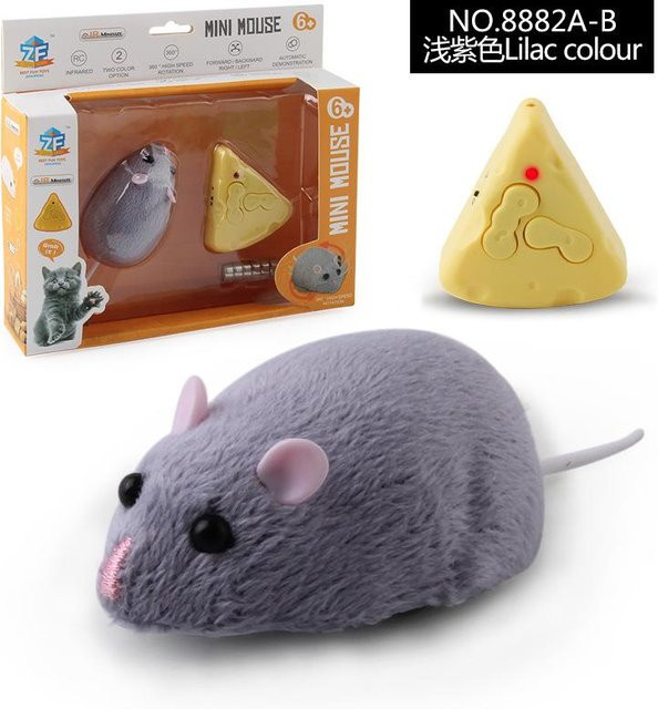 Fashnics RC-Maus, Elektrisches Bewegliches Ratten-Spielzeug, beige - Bild 1