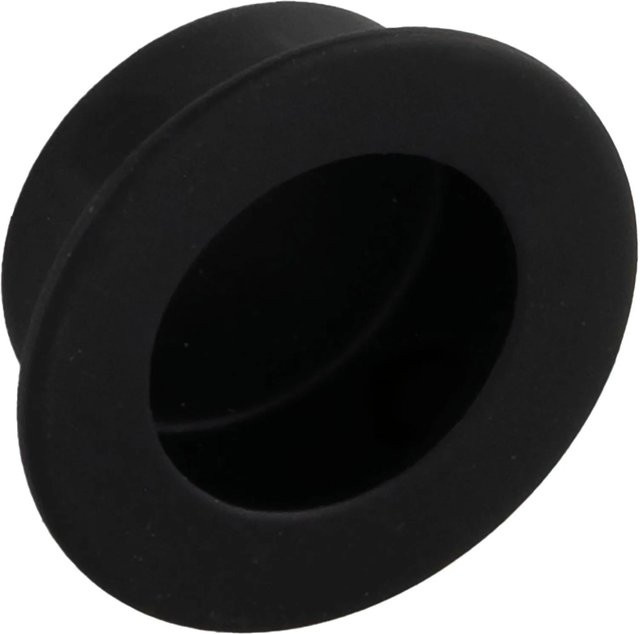 Technik Team Muschelgriff Edana II aus Edelstahl in Schwarz Matt mit Ø 30 mm - Bild 1