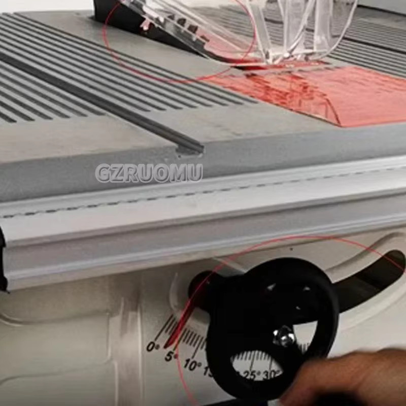 GZRUOMU JTS-250IID Multifunktionale 10-Zoll Schiebetischkreissäge Elektrische Holzbearbeitungs-Schneidemaschine - Bild 4