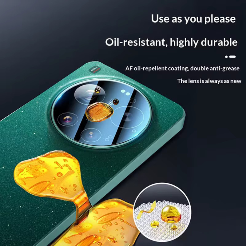 Xiaomi 17 Ultra Kameralinsen-Schutzfolie aus Glas mit Installations-Locator in Schwarz und Transparent - Bild 5