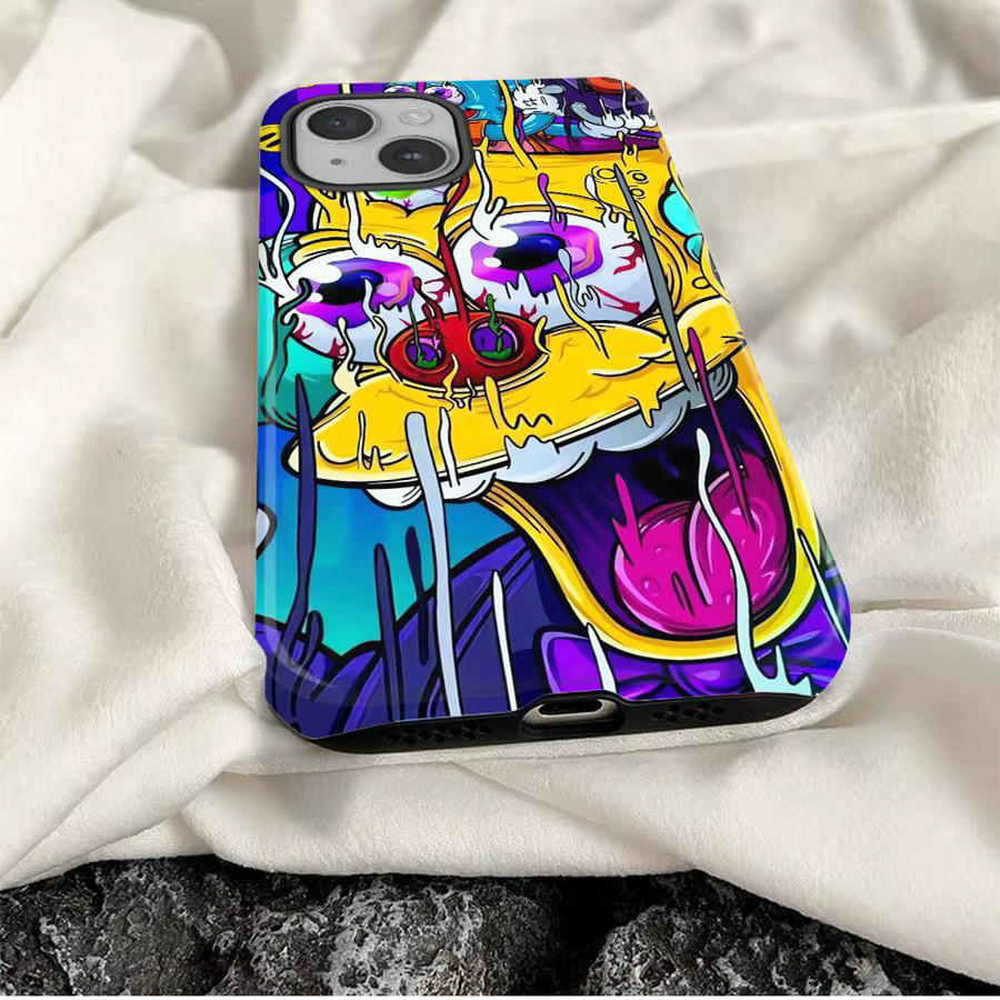 Lustige The Simpsons Handyhülle für Apple iPhone Modelle in Multicolor - Bild 4