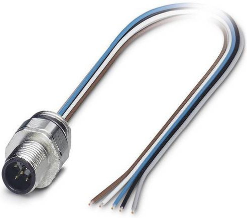 Phoenix Contact 1424244 Sensor-Aktor-Einbausteckverbinder M8 Stecker, 6-polig, silber, 20 Stück - Bild 1