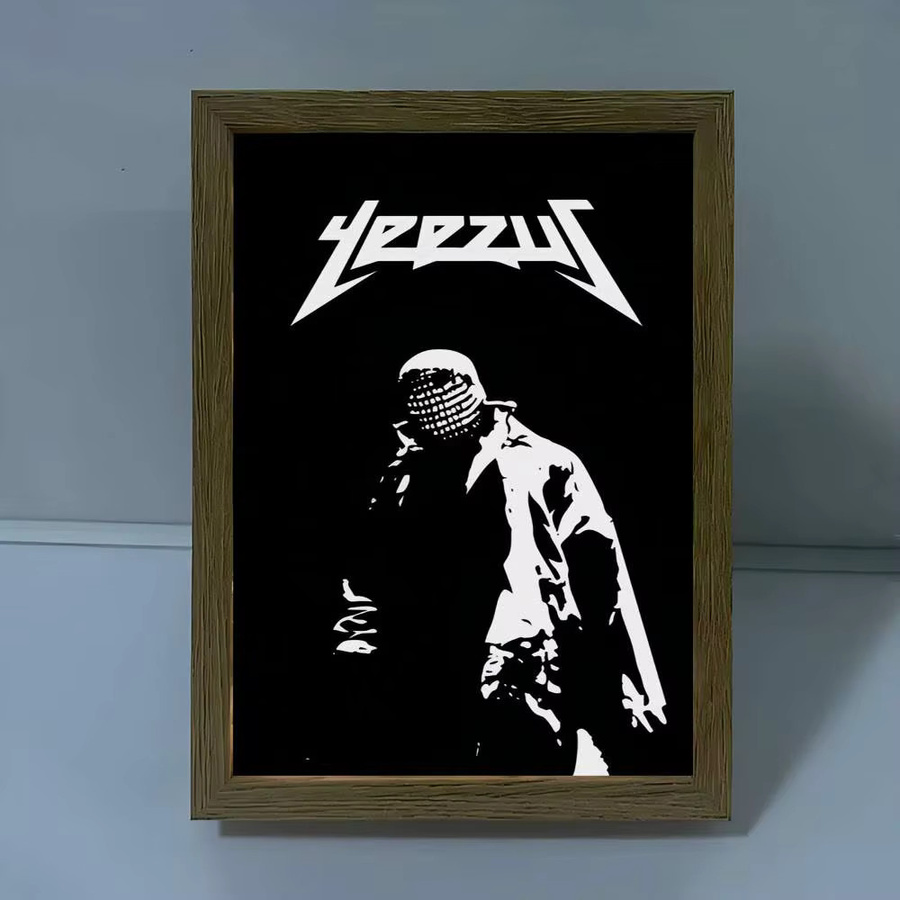 Selbstklebendes Kanye West Anime-Poster als dekoratives Kunstwerk für deine Raumgestaltung - Bild 4