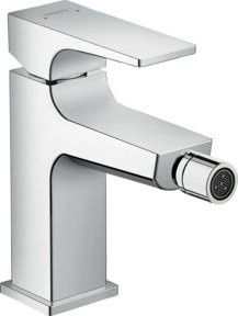Hansgrohe Metropol Bidet-Einhebelmischer in Chrom mit Pop-up-Abfluss und 12,9 cm Auslauf - Bild 1