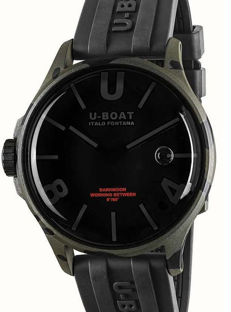 U-Boat Herrenuhr, Quarz, Edelstahl, 44 mm, Schwarz, 5 ATM - Bild 1