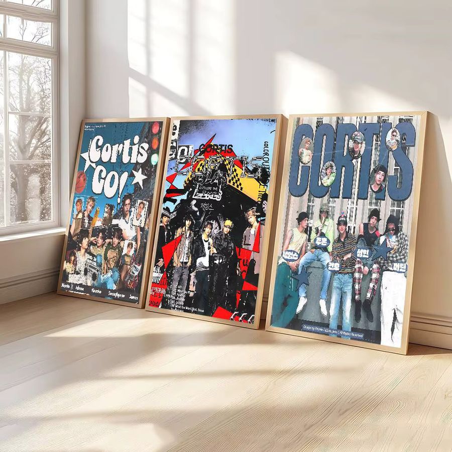 Potdemiel Kpop Musik Vintage DIY Sticky Poster für dein Zimmer, Bar oder Cafe zur Dekoration - Bild 2