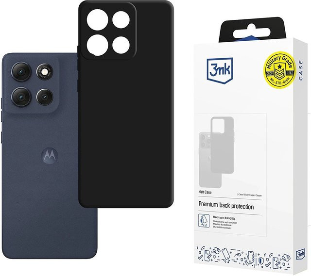 Schutzhülle für Motorola Moto G86 in Matt Schwarz - Bild 1