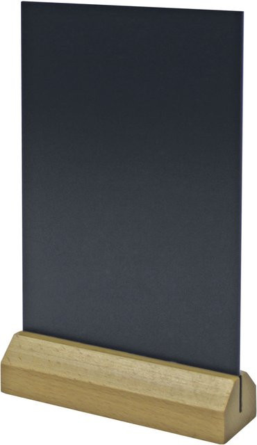 Schneider Tischaufsteller Chalkboard in Schwarz, B: 13,8 cm, H: 19,0 cm - Bild 1