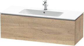 Duravit L-Cube Waschtischunterschrank wandhängend, Farbe Ei Marmor, 1 Auszug, B: 122 cm, T: 48,1 cm, H: 40 cm - Bild 1